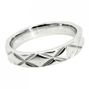 Chanel Ring Quilted 18K WG 47